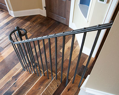 R1-0450 Railing with Ball on Newel by Jeff Benson 